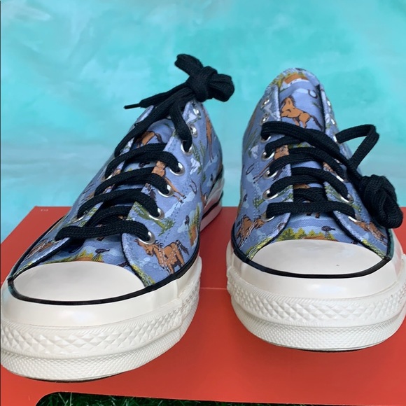 CONVERSE CHUCK 70 OX WASHED DENIM/MULTI/EGRET MEN’ - Picture 8 of 16